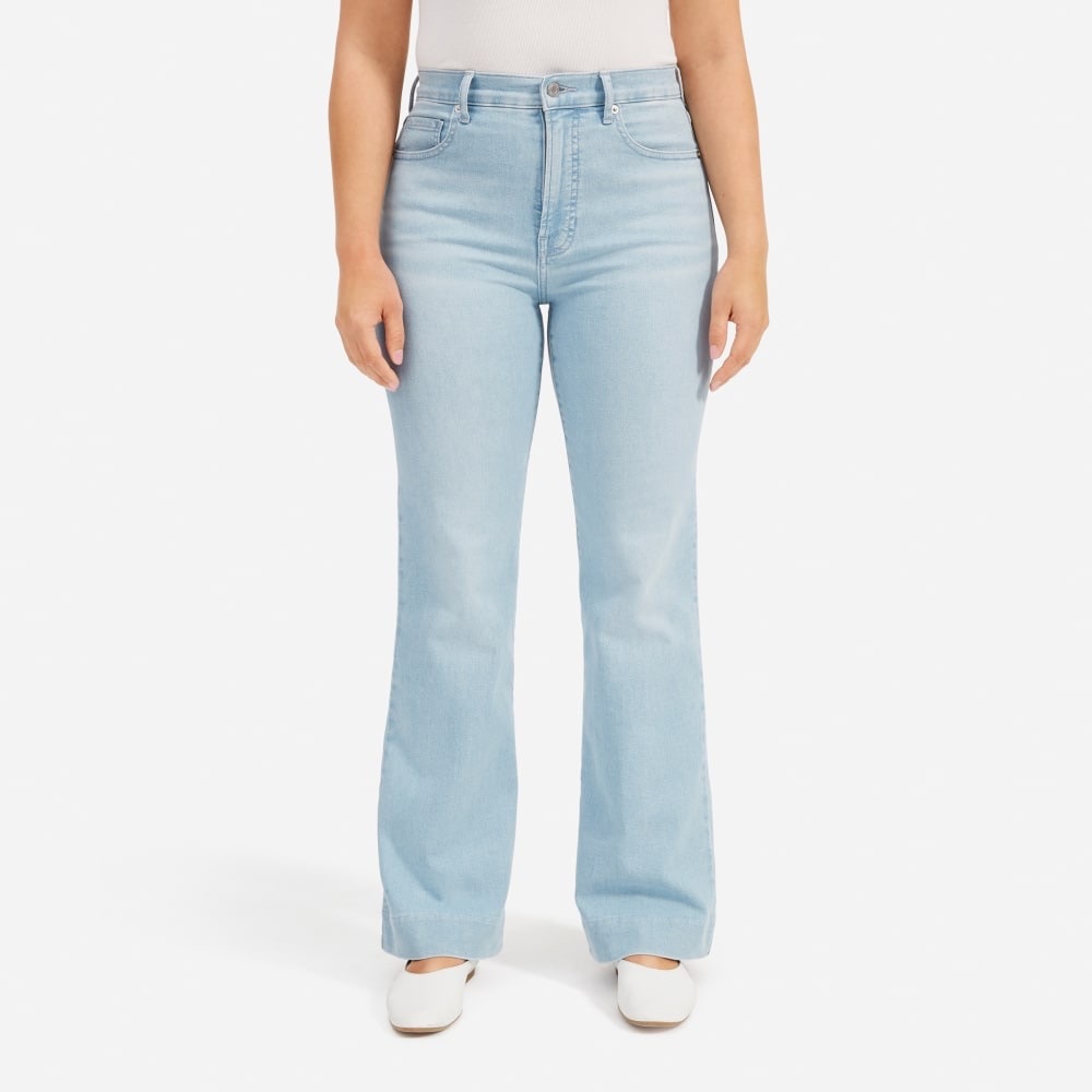 Everlane high rise flare jean
